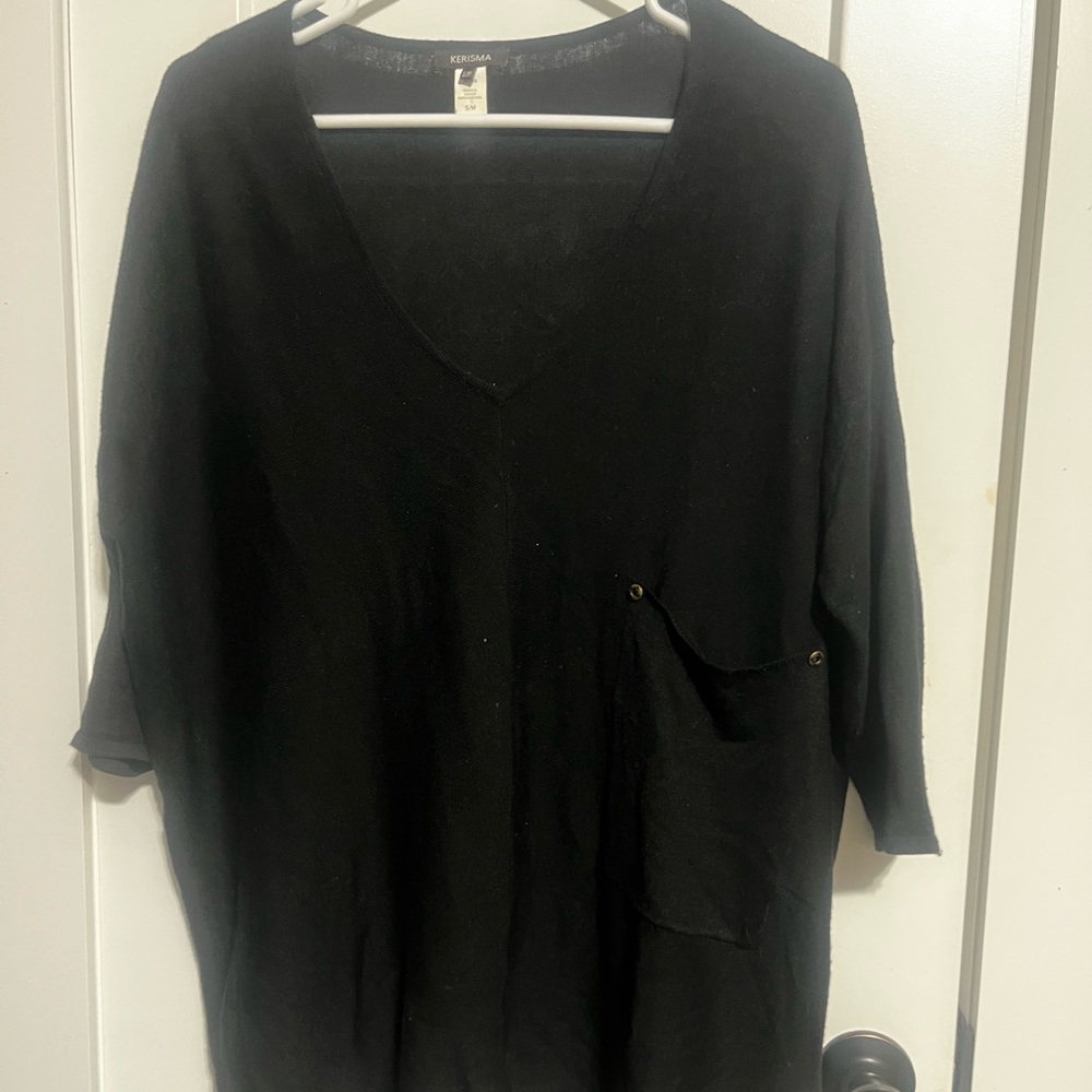 Black oversized shirt!